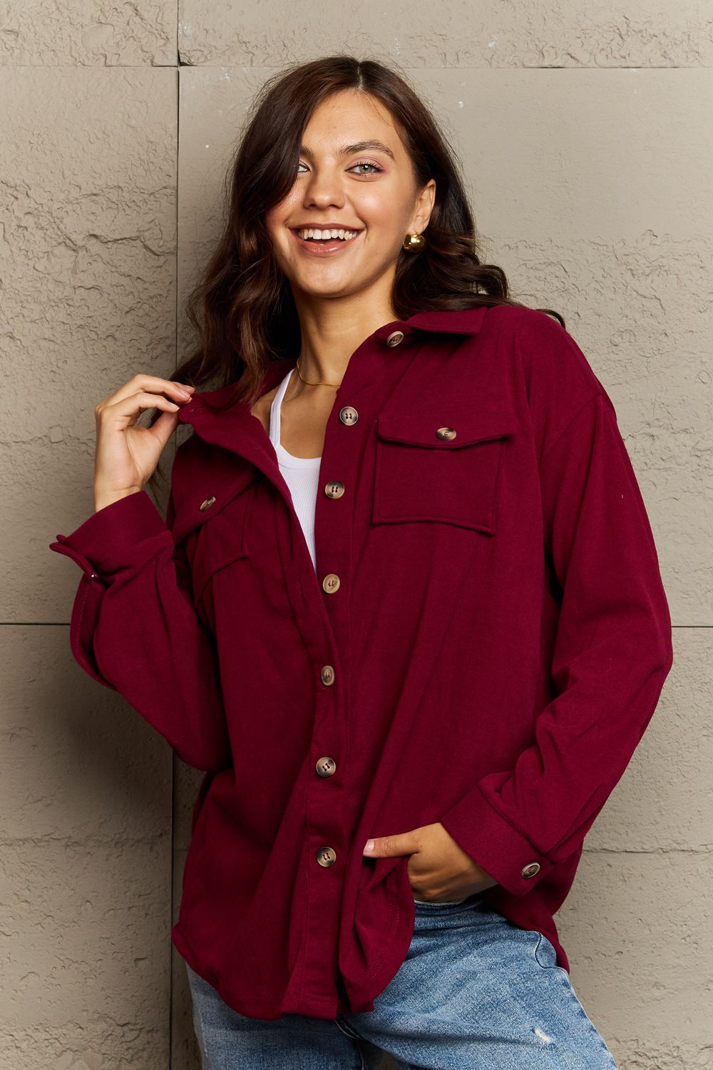 Blakely Buttoned Shacket (6 Colors)