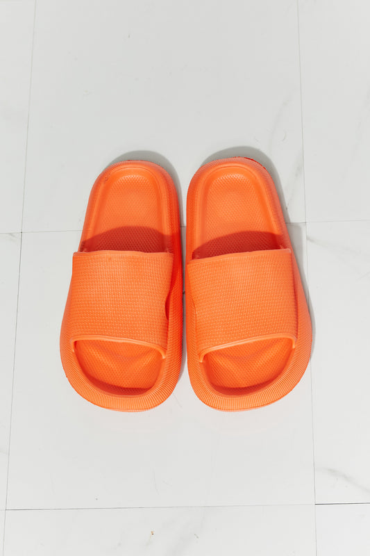 MMShoes Open Toe Slide in Orange