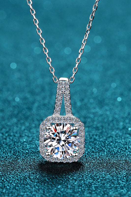 1 Carat Moissanite Necklace