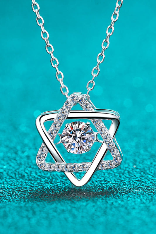 .5 Carat Moissanite Chain-Link Necklace