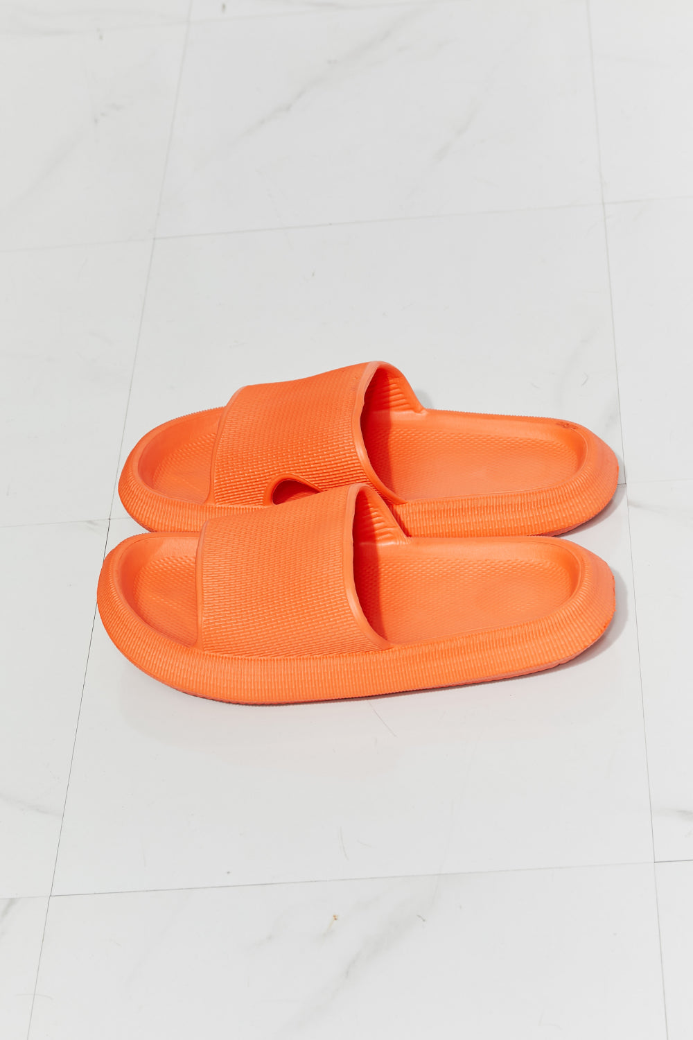 MMShoes Open Toe Slide in Orange