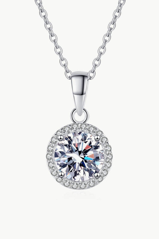 Charmer 1 Carat Moissanite Pendant Necklace