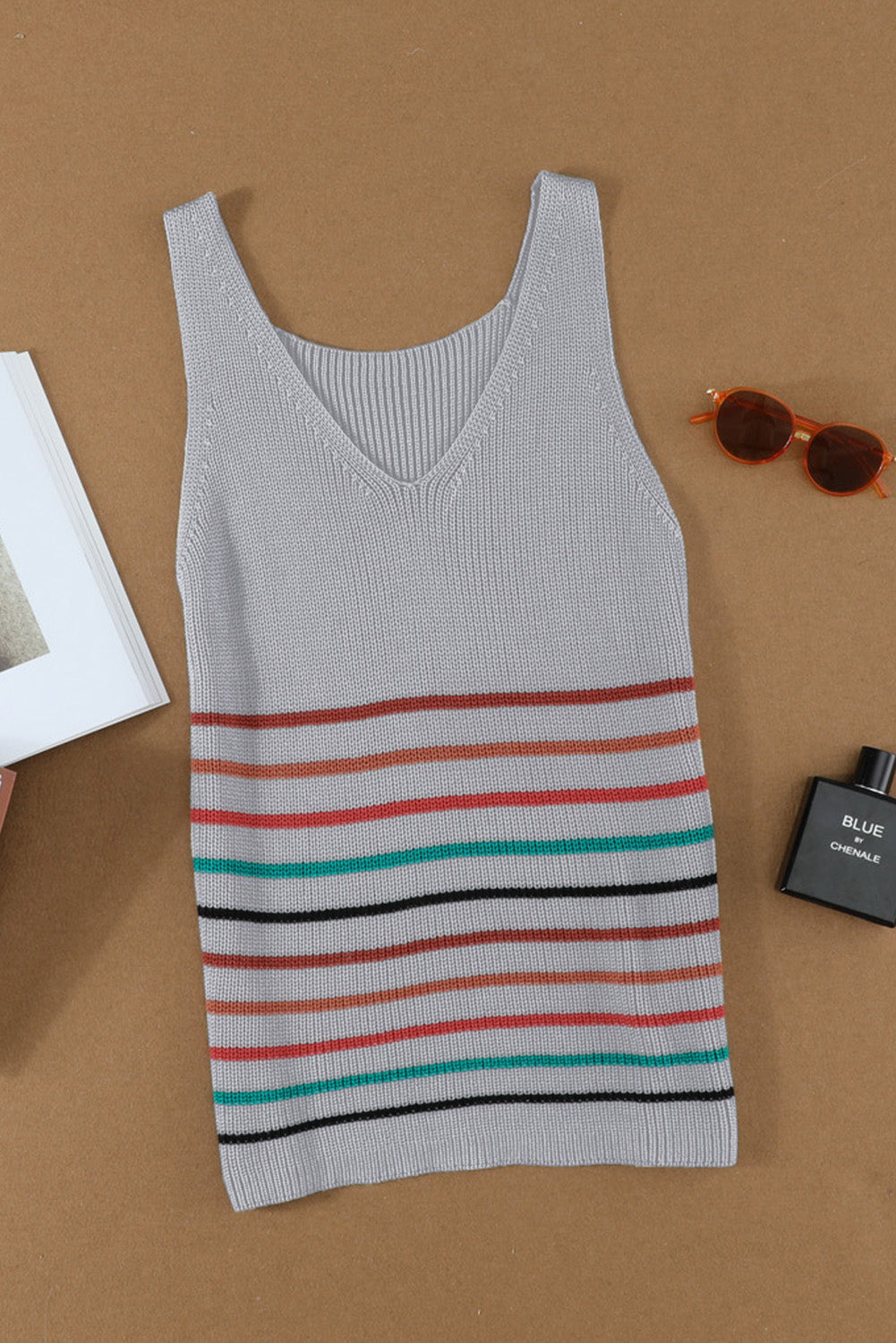 Vienna Striped Knit Tank (4 Colors)