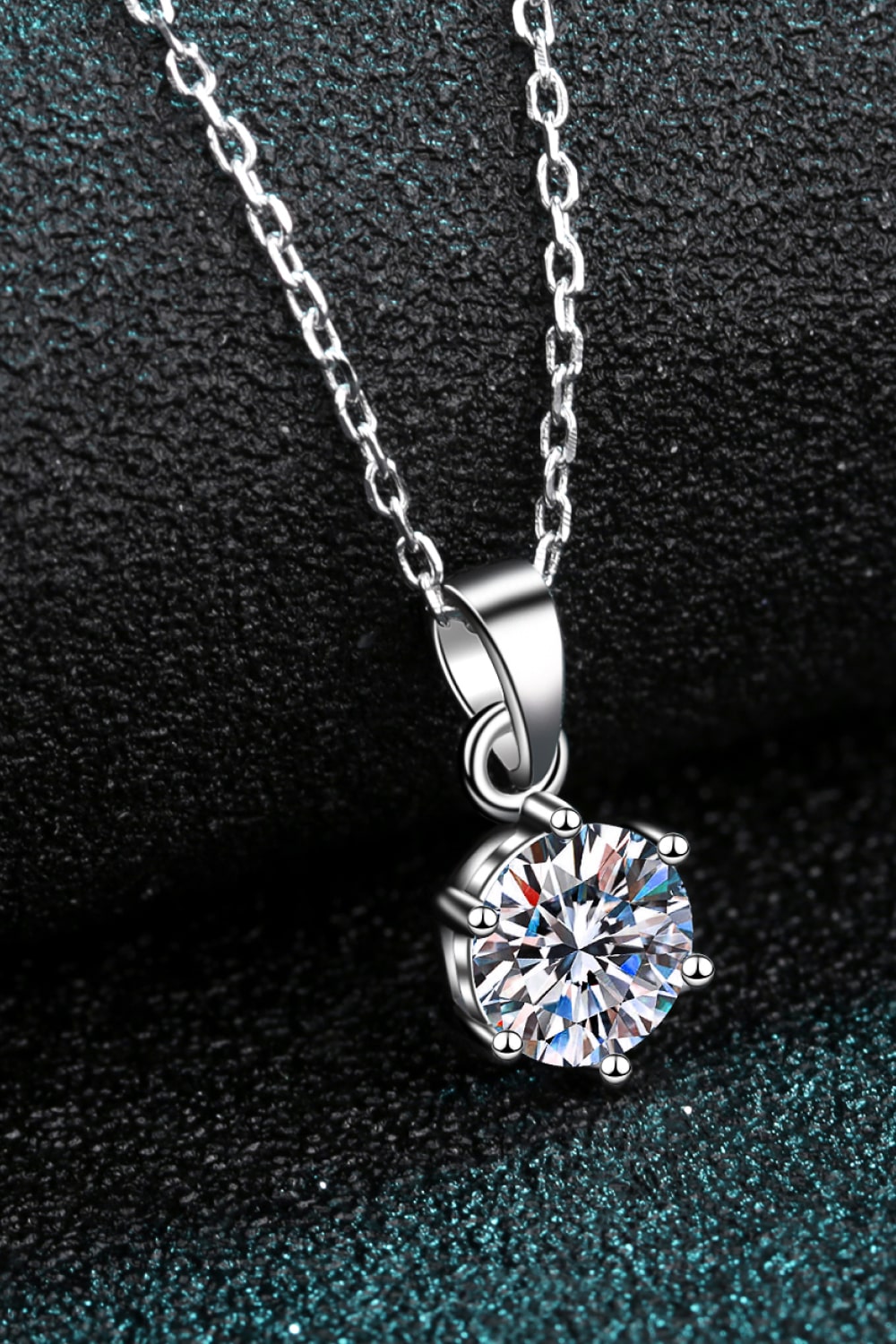 Moissanite Pendant Necklace