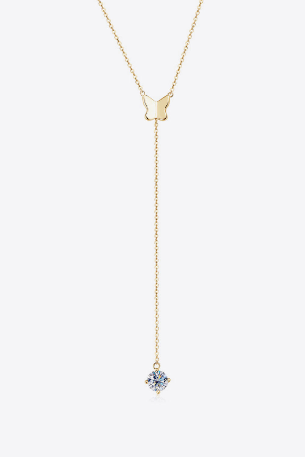 1 Carat Moissanite Drop Necklace