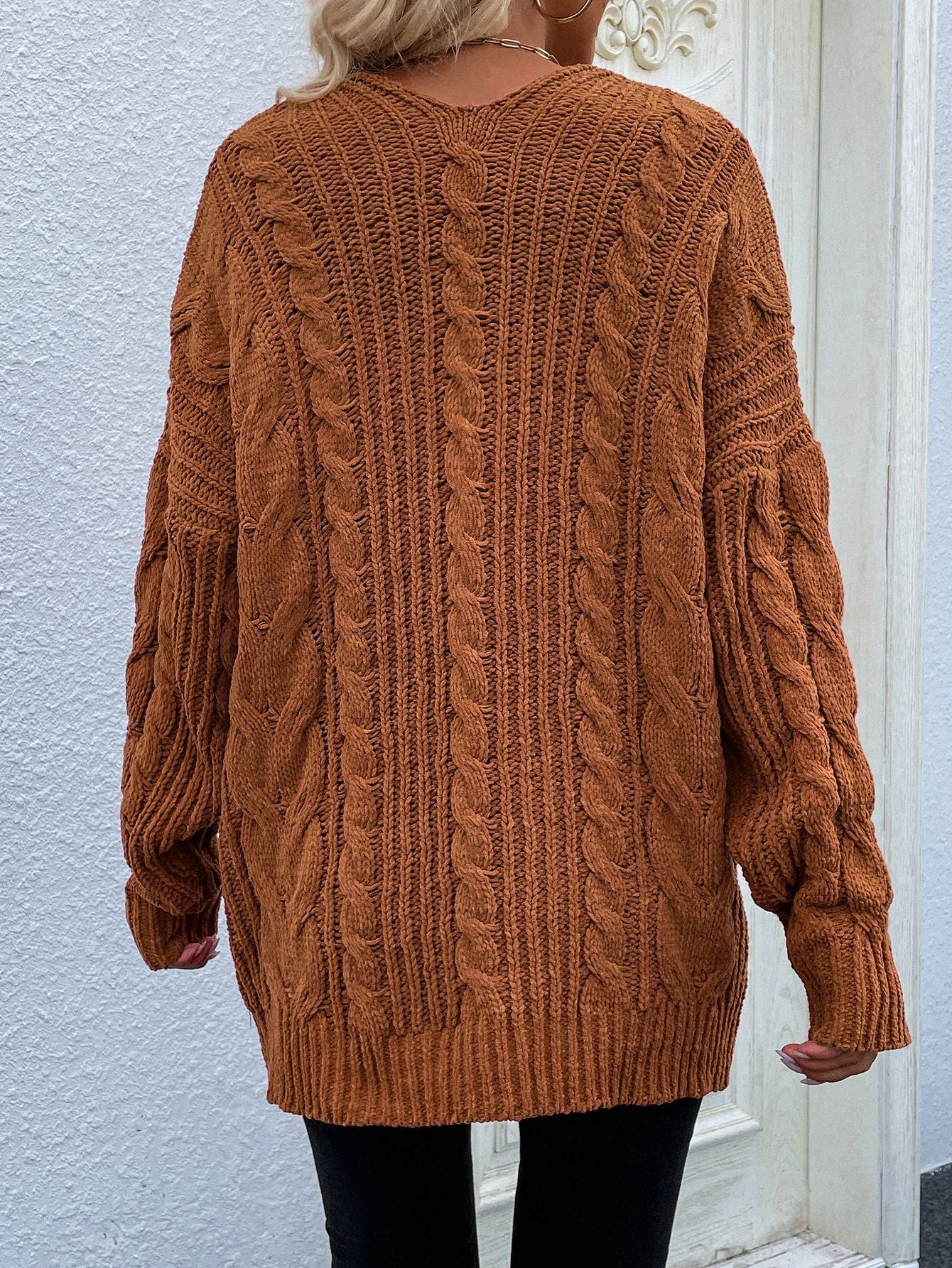 Marilee Cable-Knit Cardigan