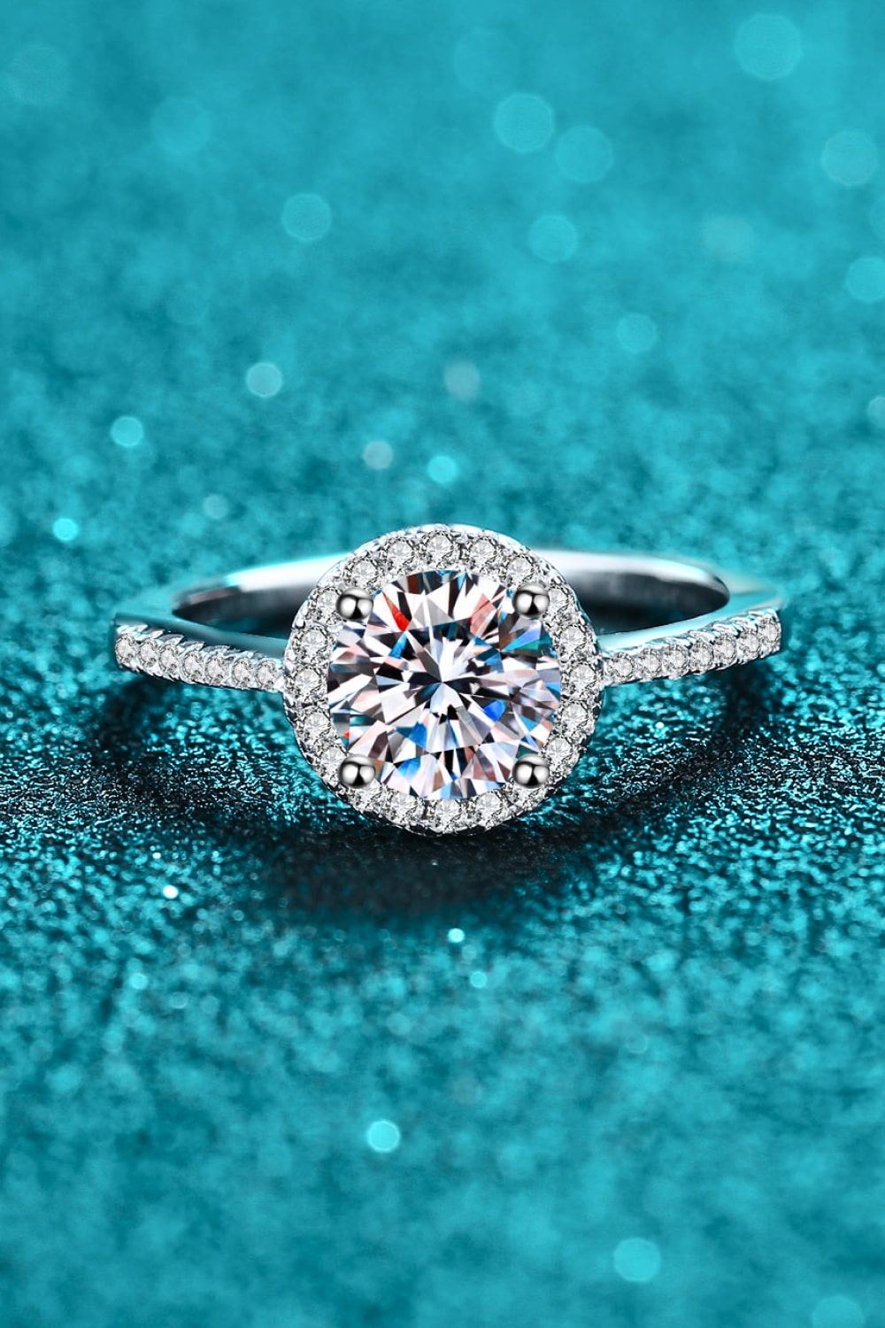 Classic Round Moissanite Ring