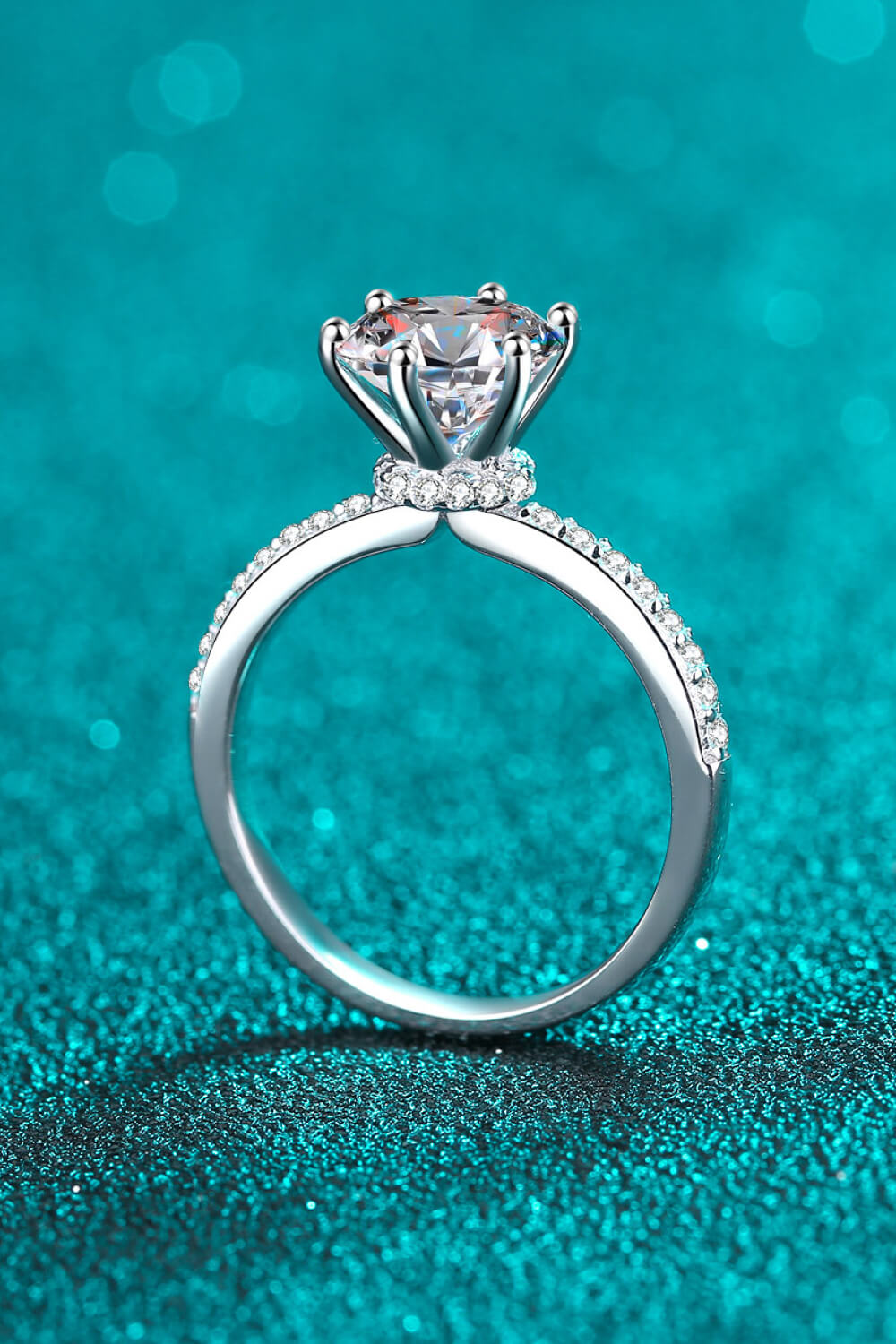 2 Carat Moissanite Ring