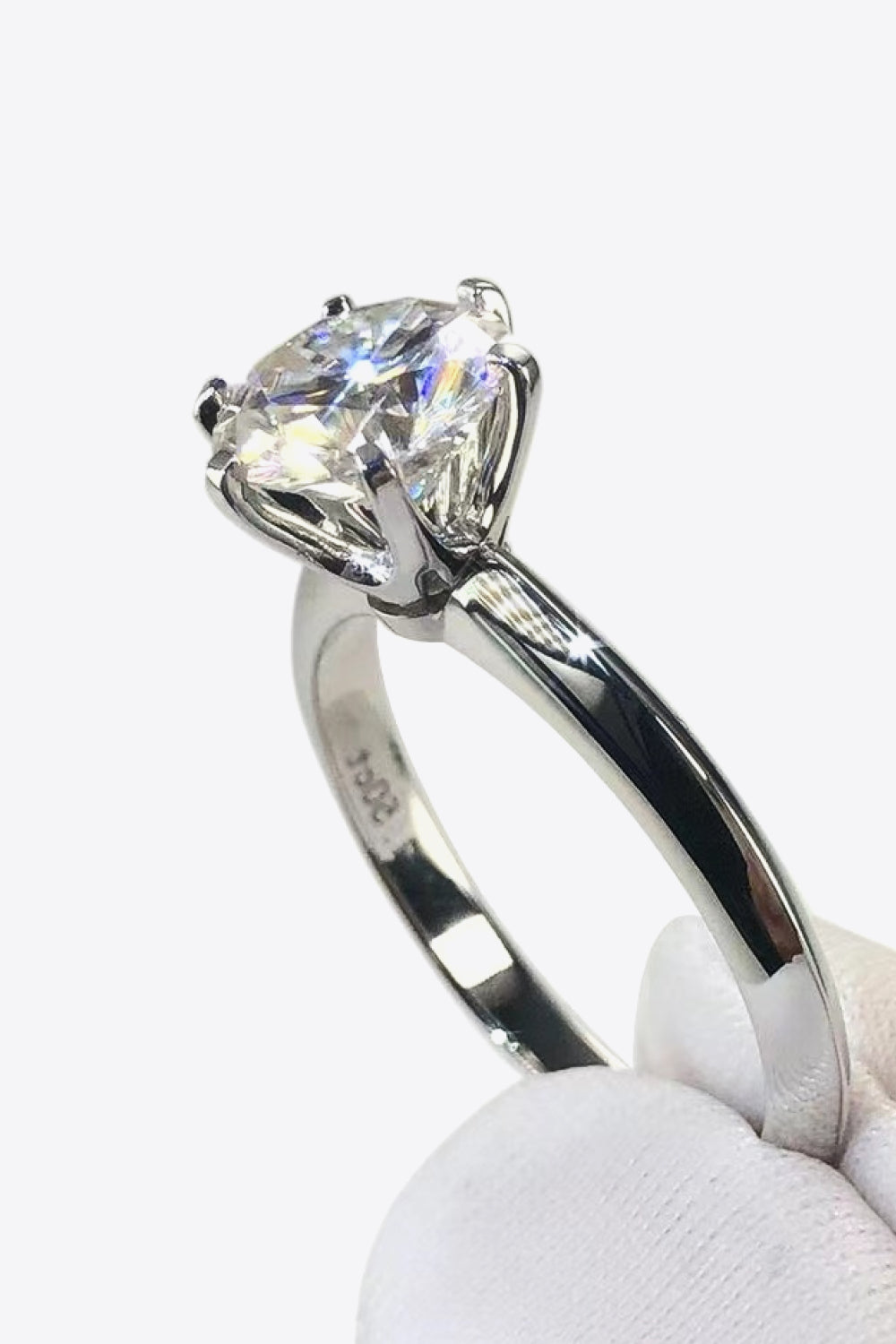 3 Carat Moissanite Ring