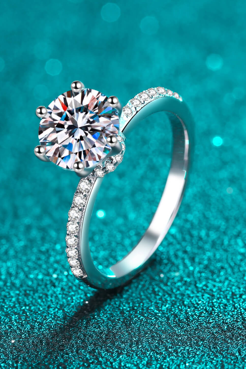 2 Carat Moissanite Ring