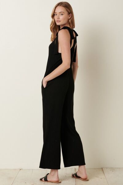 Around Town Cross Back Jumpsuit