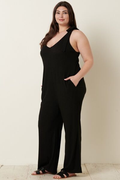 Around Town Cross Back Jumpsuit