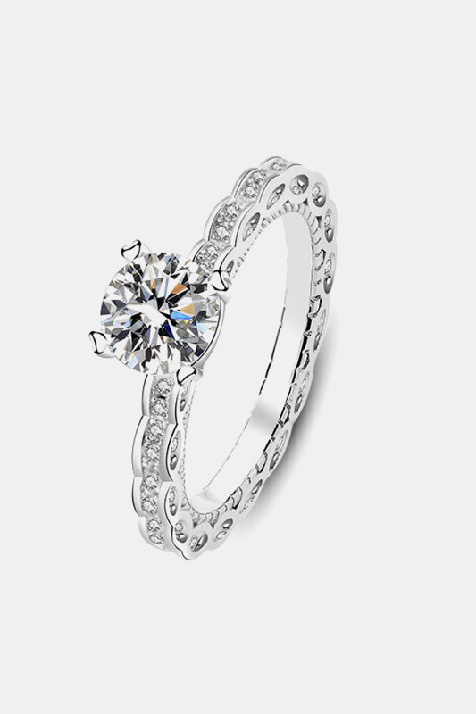 1 Carat Moissanite Ring