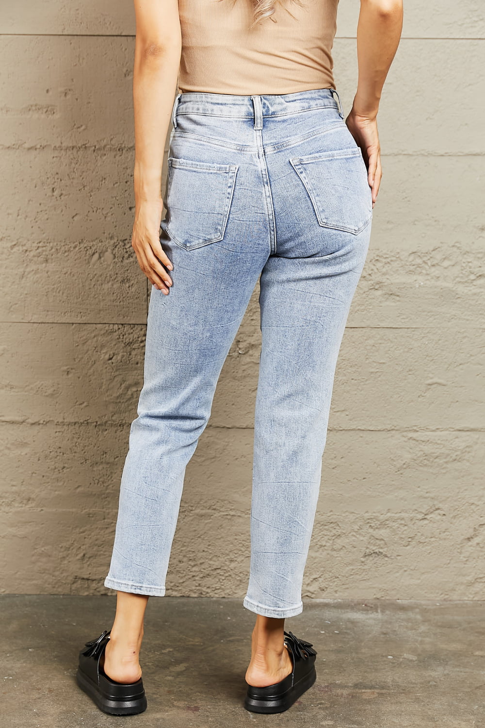 BAYEAS High Waisted Slim Jeans