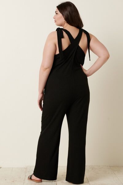 Around Town Cross Back Jumpsuit