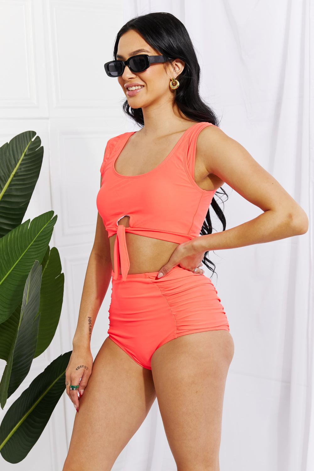 Sanibel Swimsuit in Coral