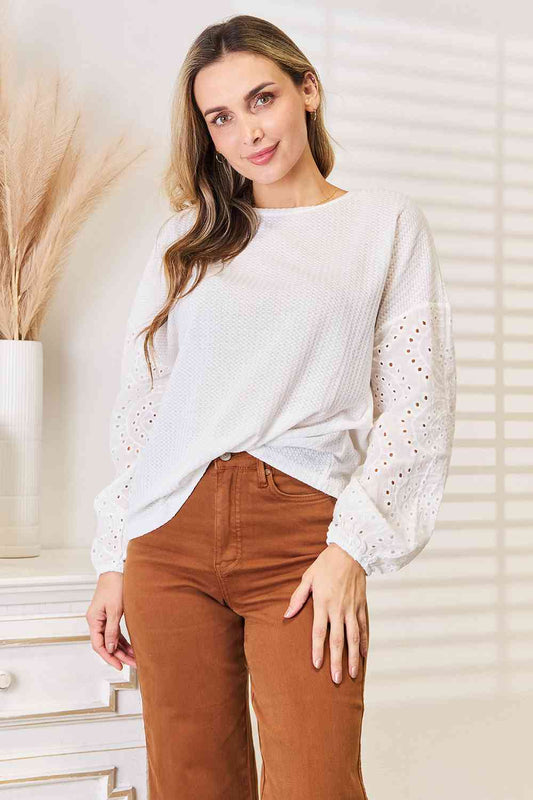 Carmen Eyelet Top