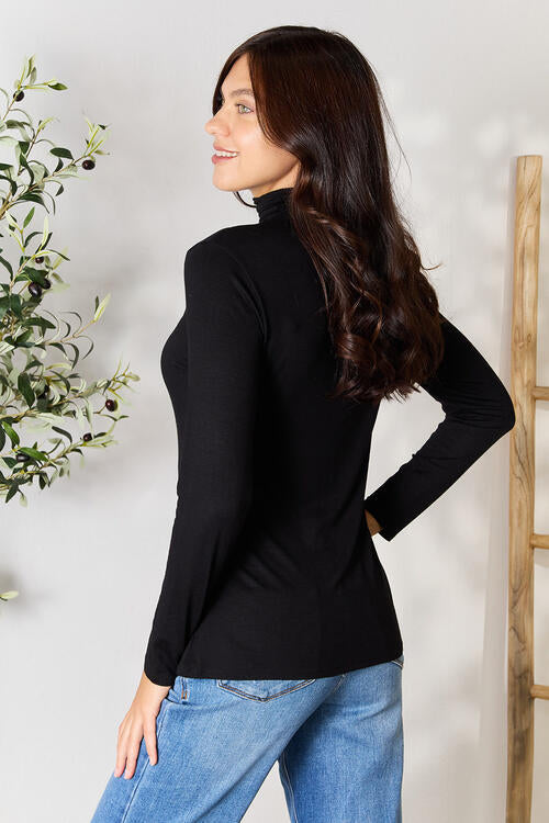 The Perfect Basic Turtleneck Top