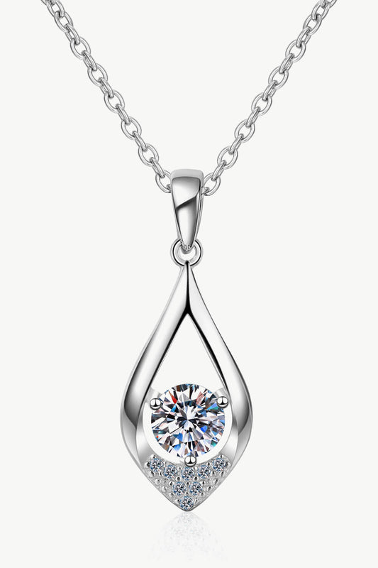 Glamorous Moissanite Pendant Necklace