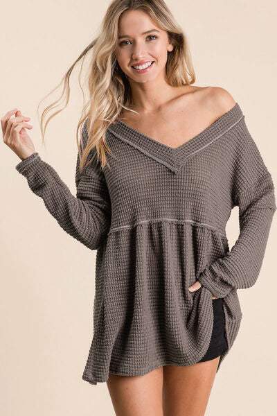 Crazy Comfy Babydoll Blouse