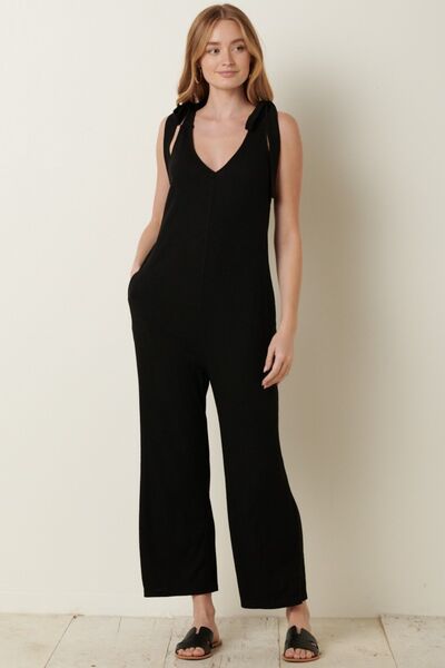 Around Town Cross Back Jumpsuit