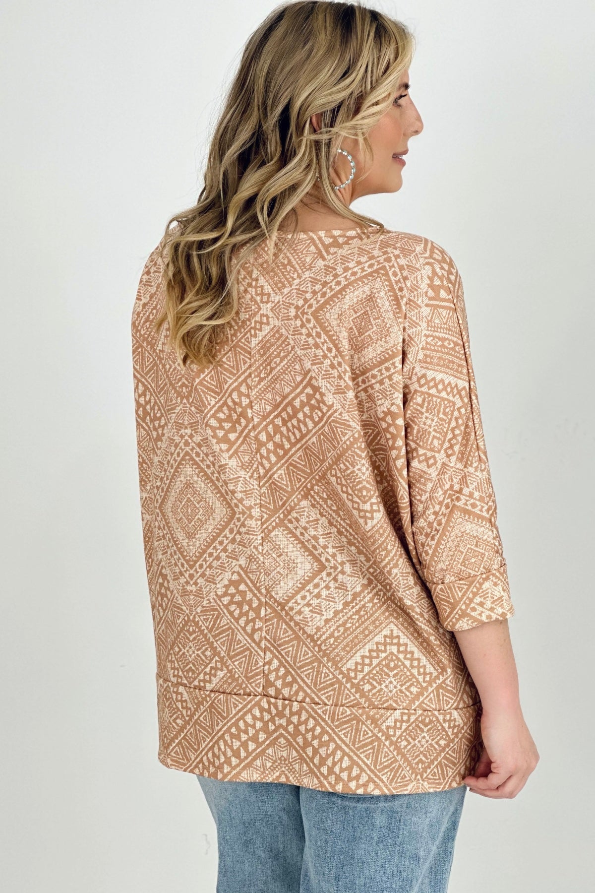 Aztec French Terry Top (2 Colors)