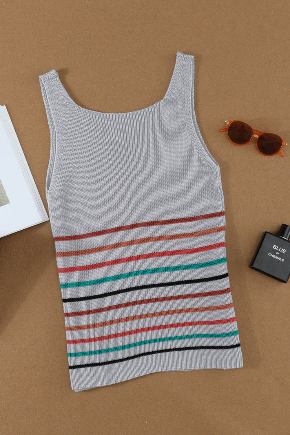 Vienna Striped Knit Tank (4 Colors)