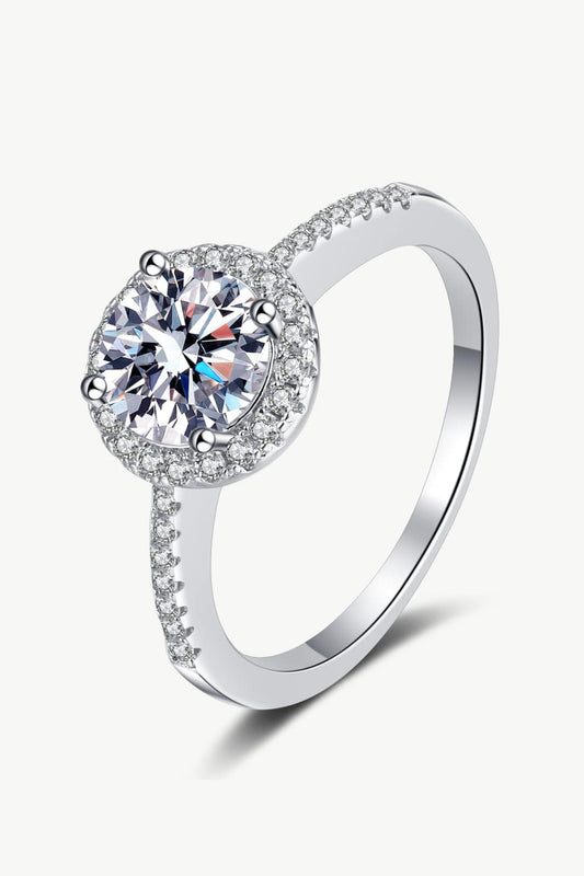 Classic Round Moissanite Ring