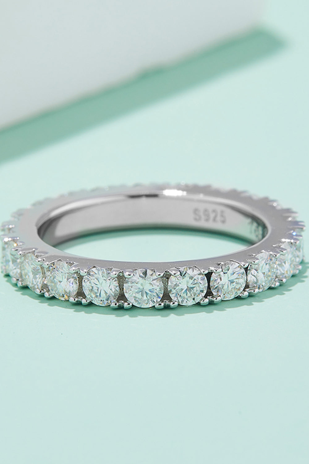 2.3 Carat Moissanite Eternity Ring