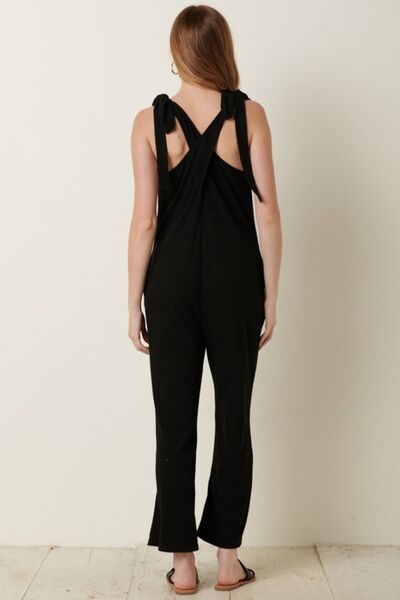 Around Town Cross Back Jumpsuit