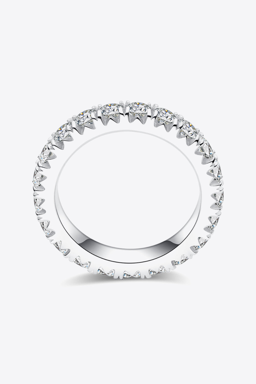 2.3 Carat Moissanite Eternity Ring