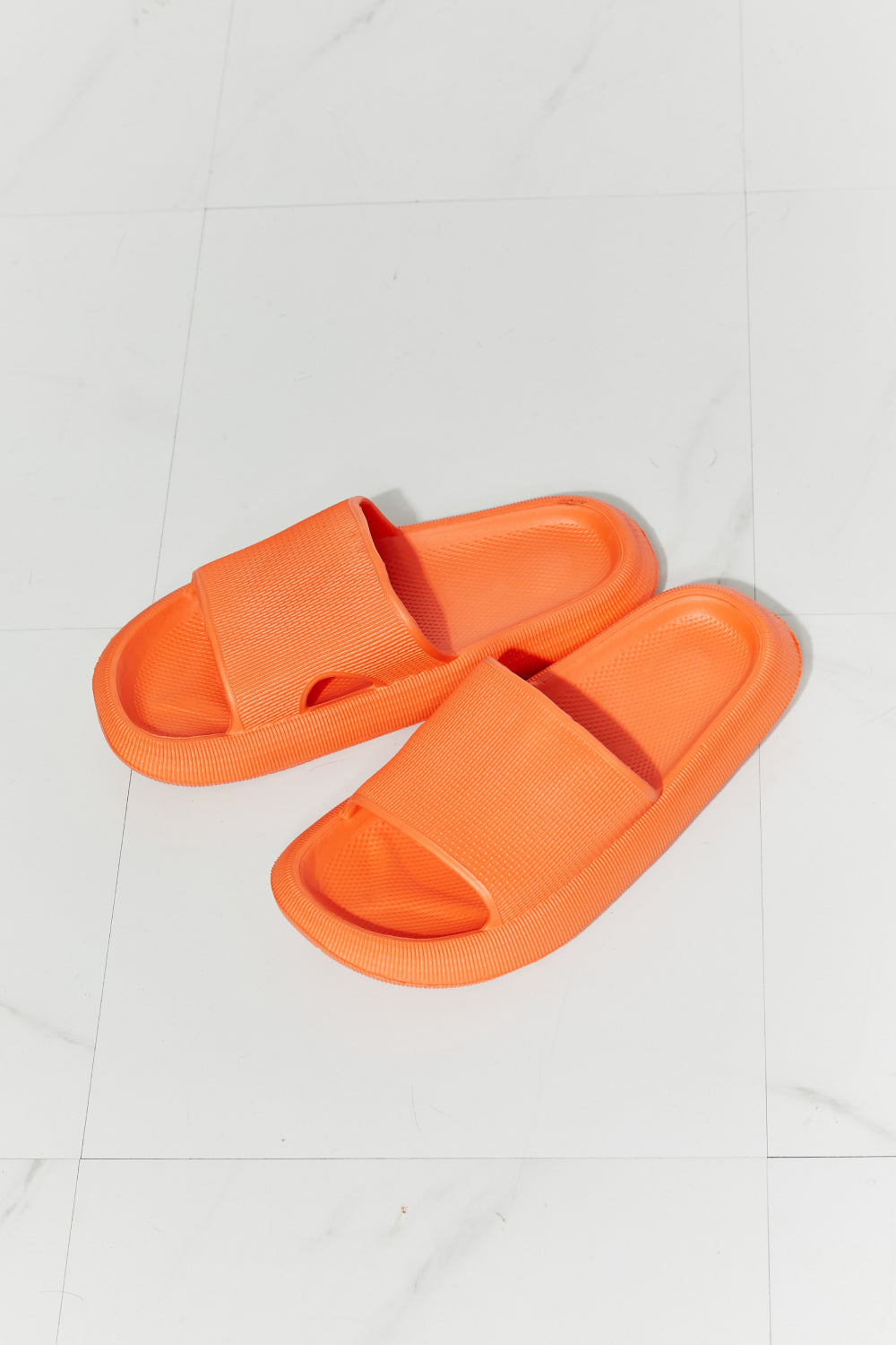 MMShoes Open Toe Slide in Orange