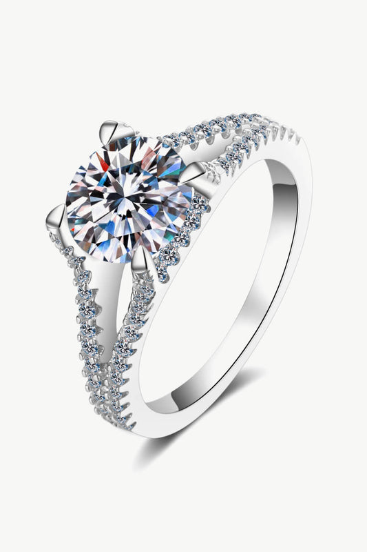 2 Carat Moissanite Ring