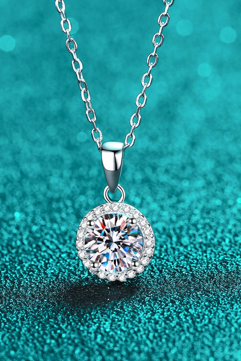 Charmer 1 Carat Moissanite Pendant Necklace