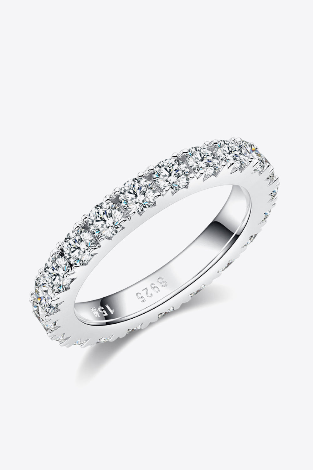 2.3 Carat Moissanite Eternity Ring