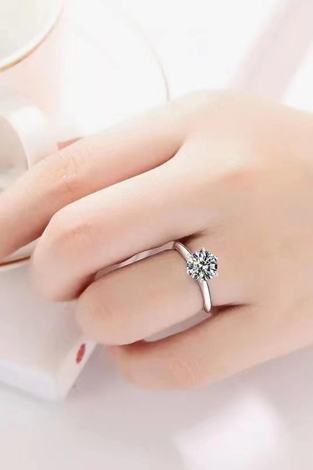 3 Carat Moissanite Ring