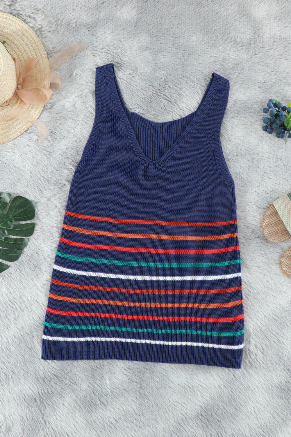 Vienna Striped Knit Tank (4 Colors)