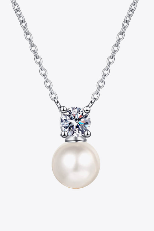 Pearl Moissanite Necklace