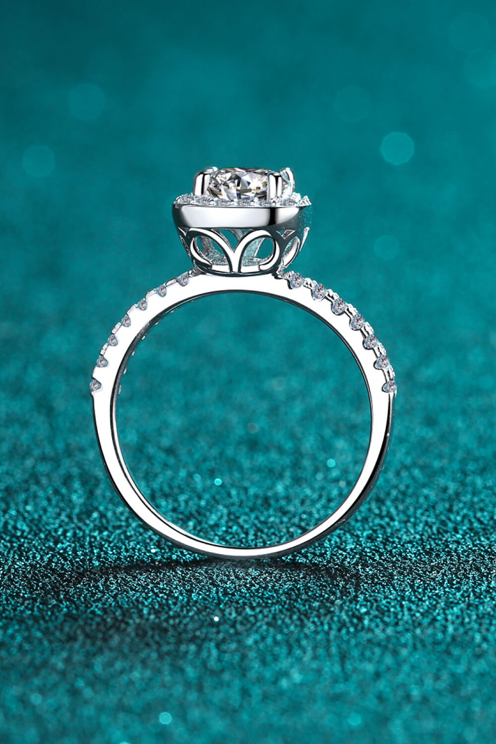 Princess Cut Moissanite Ring