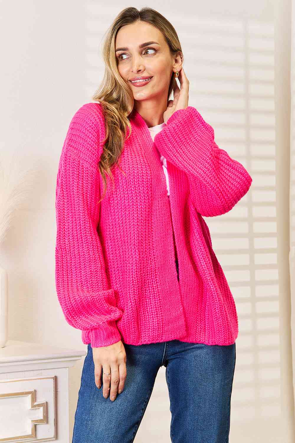 Hot to Trot Woven Cardigan