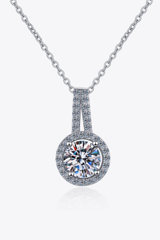 Moissanite Pendant Necklace