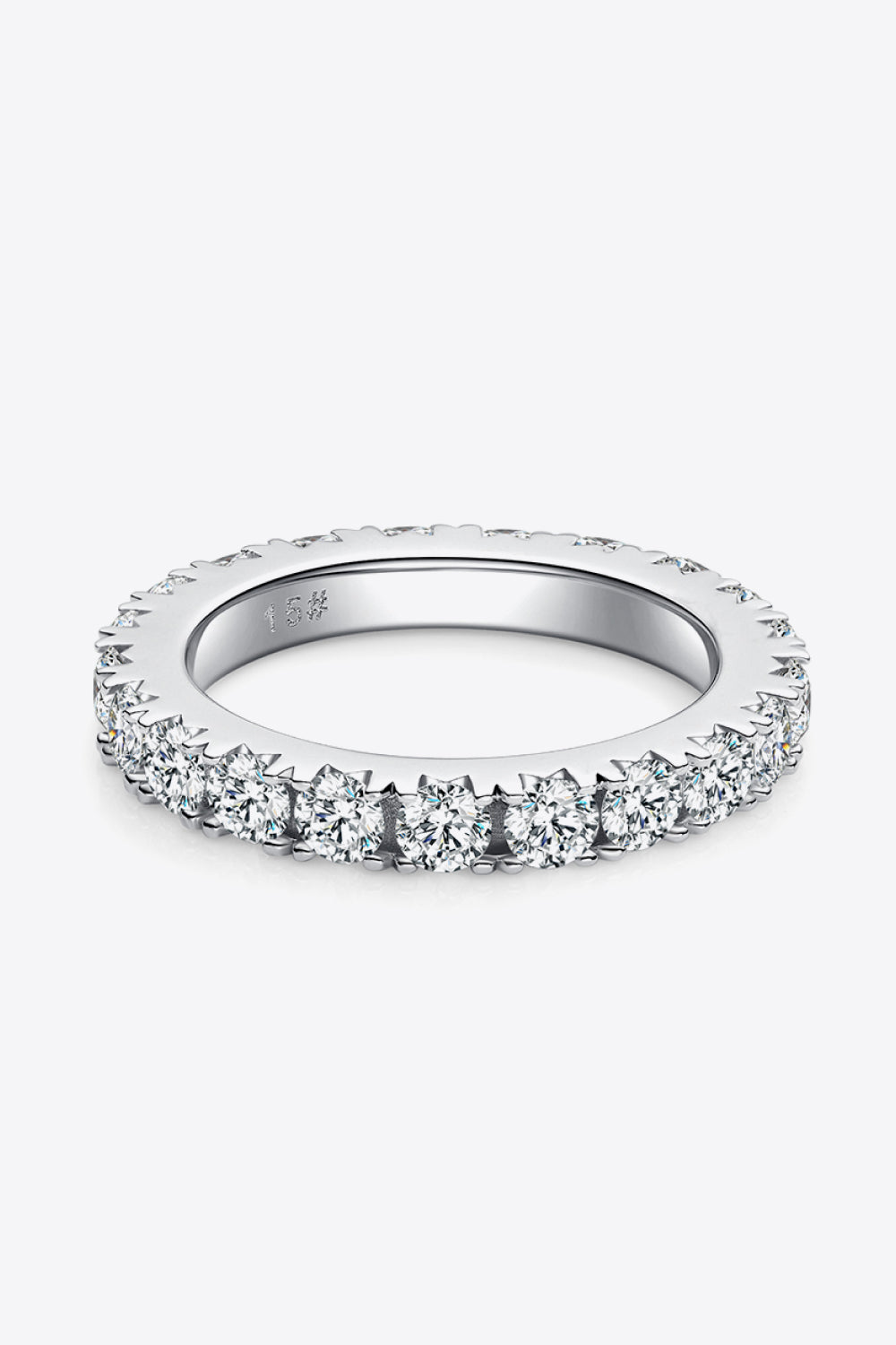 2.3 Carat Moissanite Eternity Ring