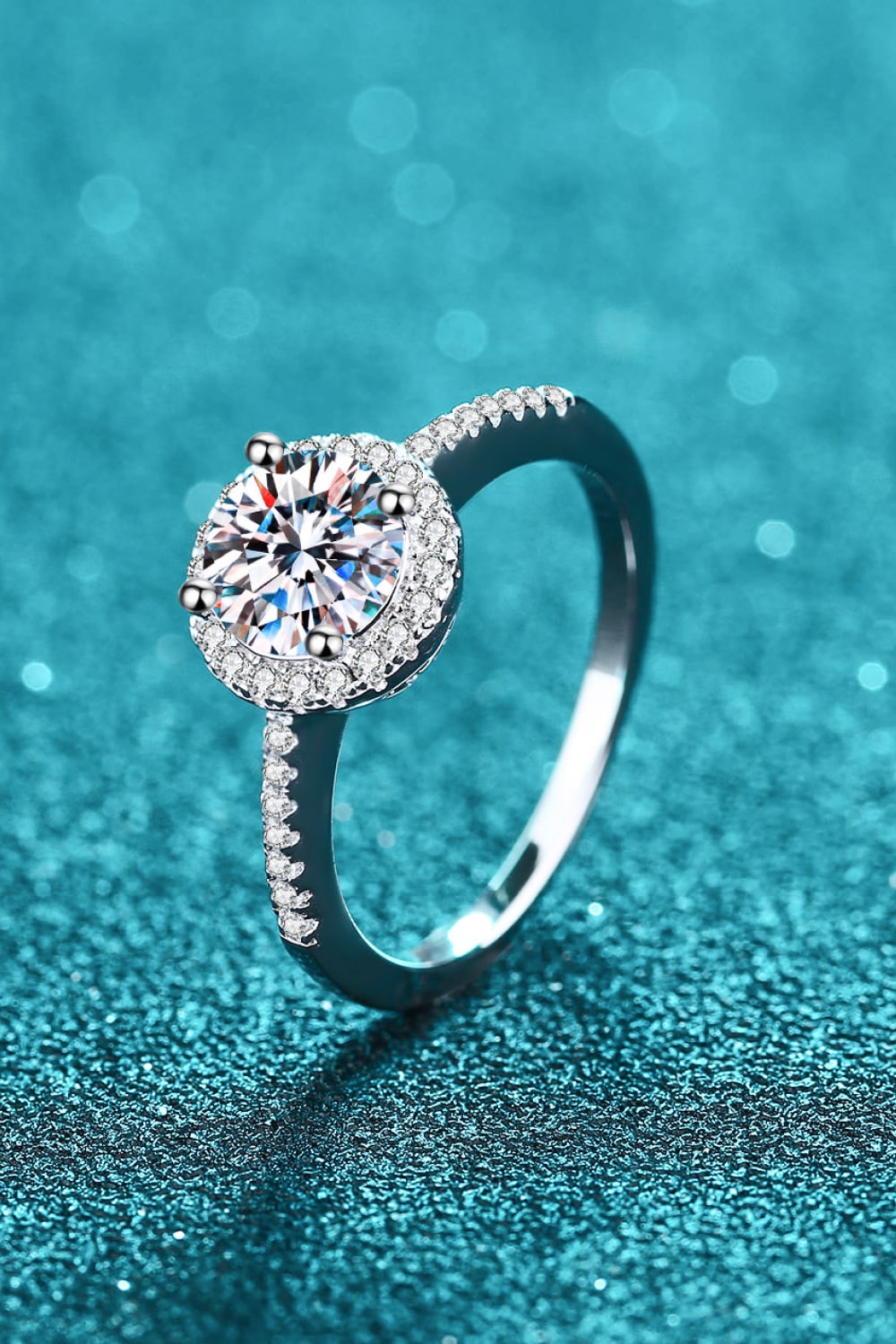 Classic Round Moissanite Ring