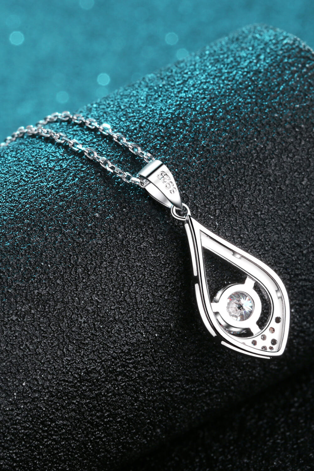 Glamorous Moissanite Pendant Necklace