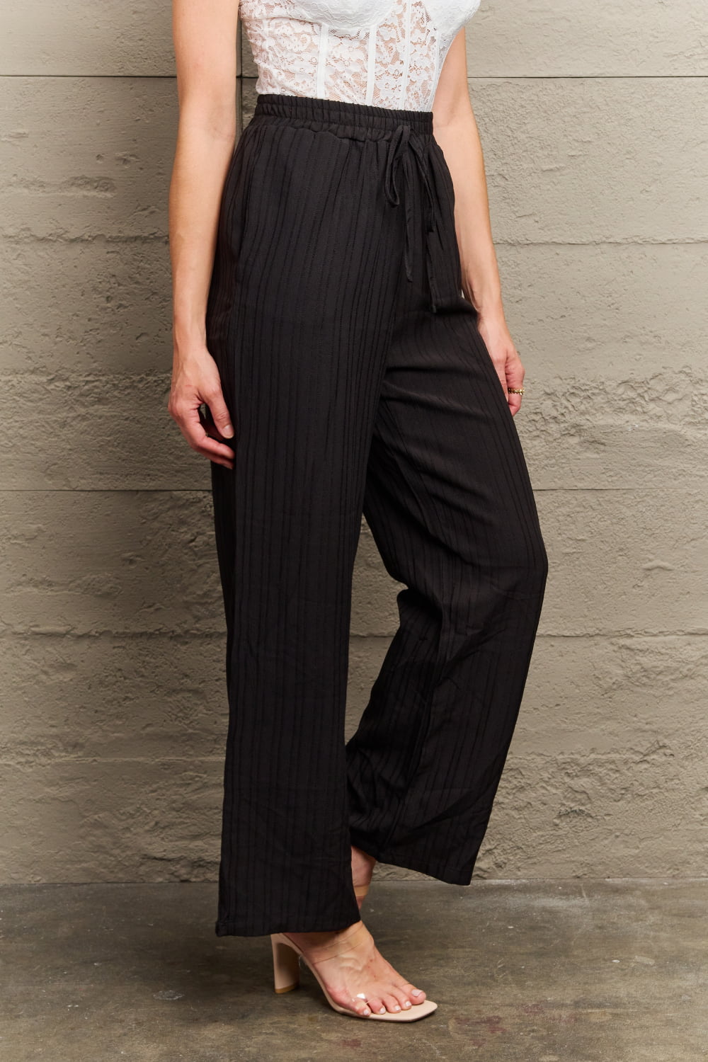 Mariana Tie Waist Long Pants