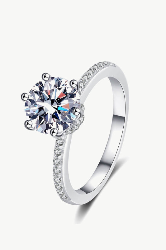 2 Carat Moissanite Ring